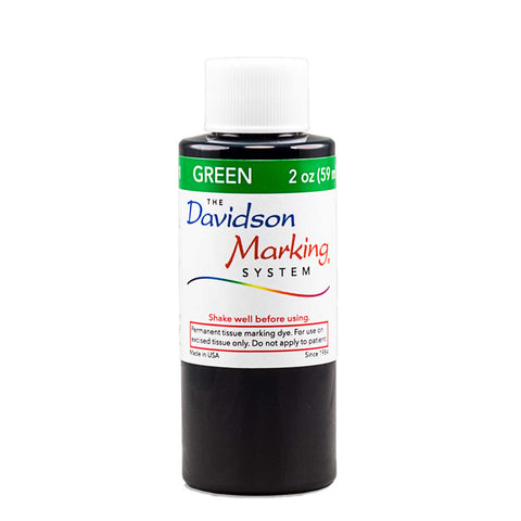 green tissue marking dye - 2oz bottle