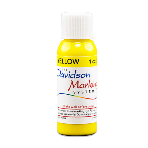 yellow tissue marking dye - 1oz bottle