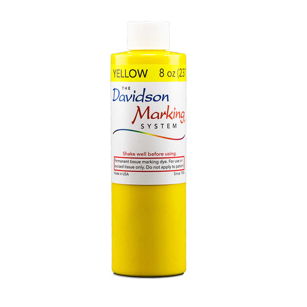 yellow tissue marking dye - 8oz bottle