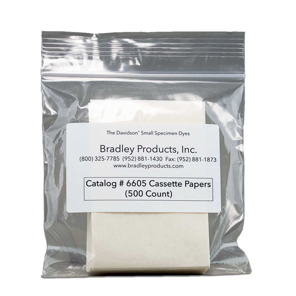 Tissue Processing Cassette Papers